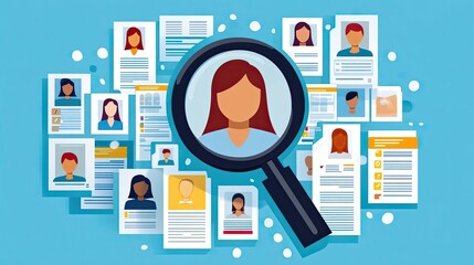 Job Vacancies visual concept showcasing recruitment hiring process career opportunities business job seekers listings