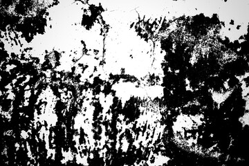 Fototapeta premium black and white abstract background illustration,Grunge empty film background with vignette border.