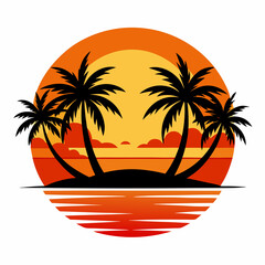 palm tree silhouette