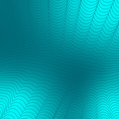 A blue background with a pattern of waves