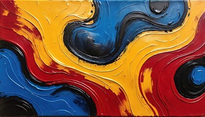 abstract background with colorful circles