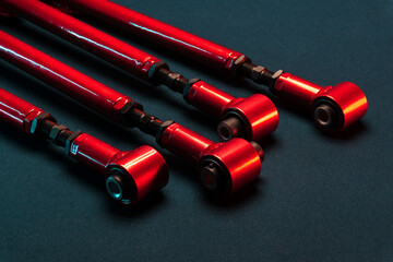 custom tuned car parts for sports European drift cars suspension levers custom for sports cars red...