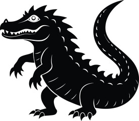 black and white dragon
