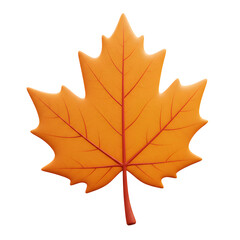 Obraz premium 秋のオレンジ色紅葉 鮮やか質感 アップ写真