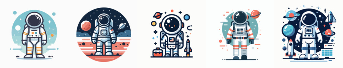 Vector of an astronaut.