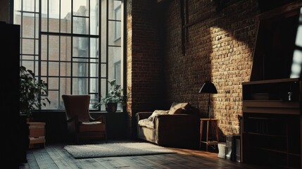 Industrial Loft Interior