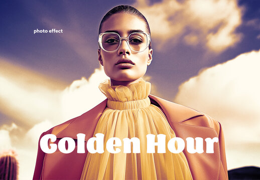 Golden Hour Photo Effect