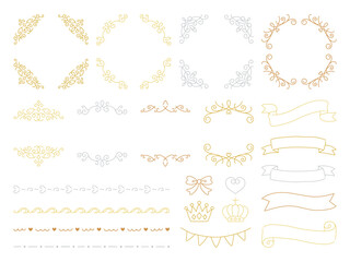 ビンテージフレームのセット