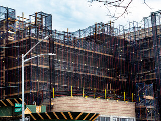 USA, New York, Manhattan: Hausbau