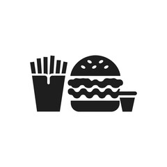 Burger and Fries Icon