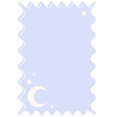 Graphic Baby Speech Bubble Soft Colored Backdrop Icon. Pastel Childish Dreamy Symbol Silhouette. Drawn Simple Dialogue Conversation Text Box Empty Blank Template Shape.