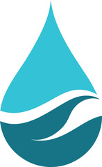 Vector illustration of water drop