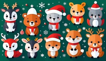 Fototapeta premium Adorable Cartoon Cats Dressed In Halloween Costumes Create A Cute And Festive Holiday Scene