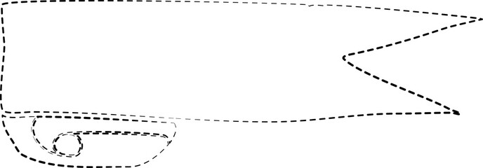 Hand drawn ribbon banners, sale, price