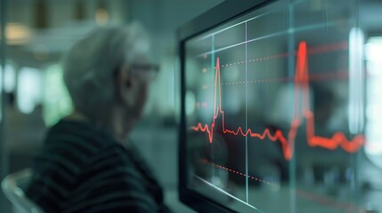 Cardiology diagnostics for older adults using ECG in hospital setting