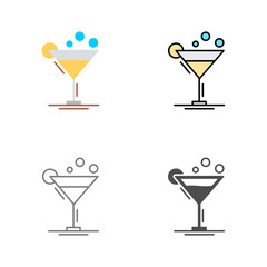 Cocktail Vector Icon