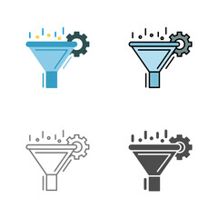 Filtering Vector Icon