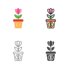Growth Vector Icon