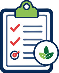 Food Safety Checklist Icon 