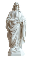 PNG Sculpture statue jesus white.