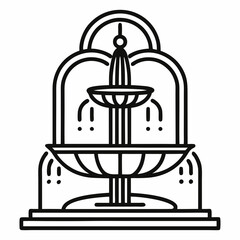 wedding cake vector illustration