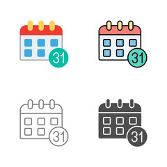 Calendar Vector Icon