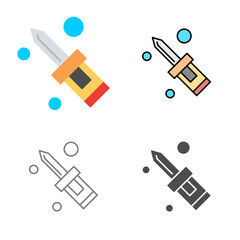 Screw Driver Vector Icon