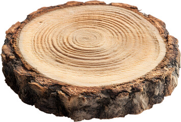 Wooden Tree Slices PNG – Natural Wood Rounds with Organic Growth Rings Isolated on Transparent Background for Rustic Decor, DIY Crafts, Design Projects, and Nature-Inspired Artwork