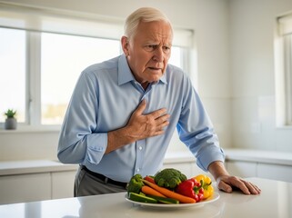 Vegetables and Chest Pain Scene