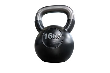 Exploring strength and fitness through a versatile 16kg kettlebell in a modern gym environment for effective training sessions Generative AI