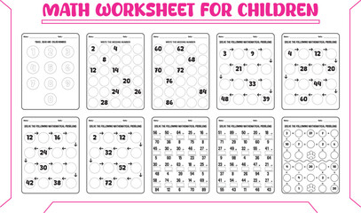 Multi method math vector worksheet with maze puzzle 