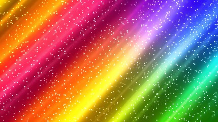 Vibrant Rainbow Gradient Background with Sparkling Dust