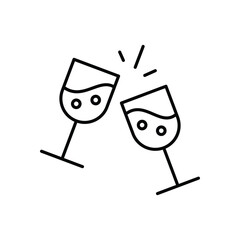Cheers  Icon vector stock illustration