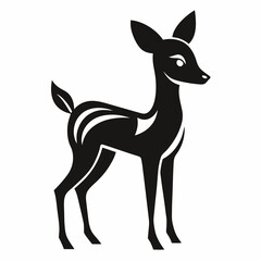 silhouette of a deer