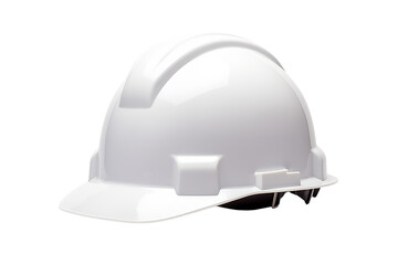 White Hard Hat: Safety Gear for Construction & Industry isolated on transparent background png