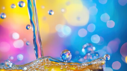 Water Splash Abstract