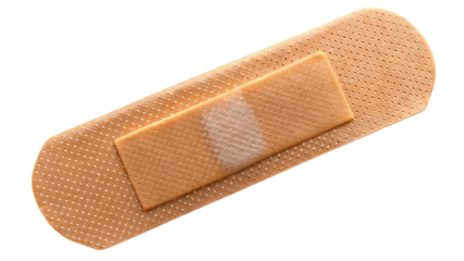 Bandaid Bandage Isolated on Transparent Background


