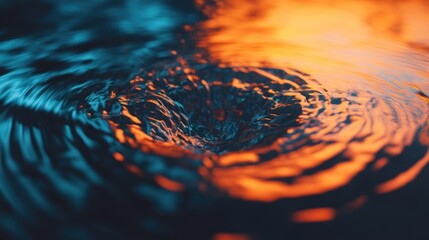 Rippled Water Vortex