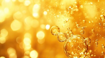 Golden bubbles