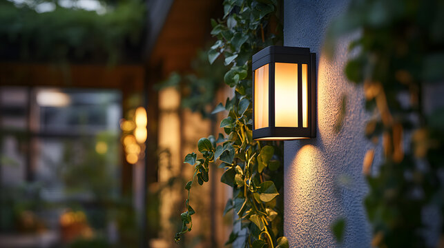 This black solar LED wall light combines energy efficiency and sustainability, beautifully lighting up your outdoor space, even in the rain, with a multi-angle setting
