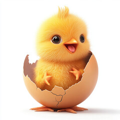 easter chick with egg