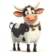 funny cow cartoon