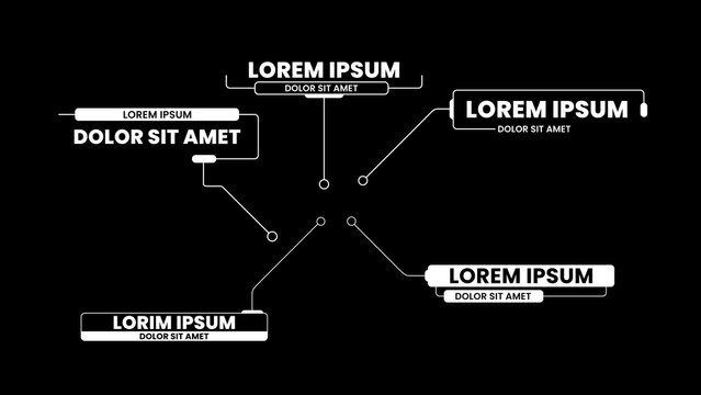 Universal Modern Call Out Pop Up Title Collection