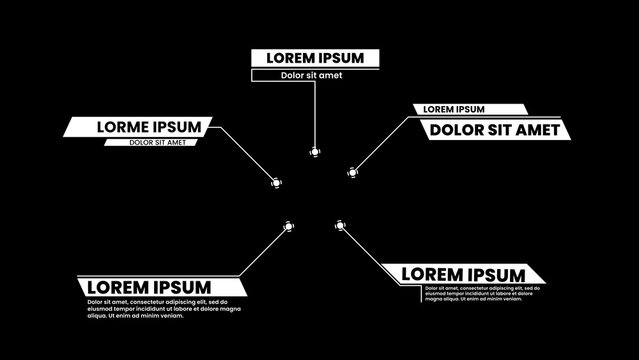 Universal Black & White Call Out Title Pack