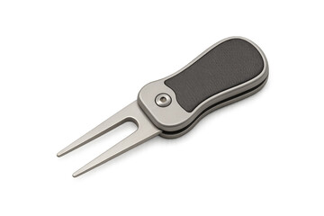 Obraz premium Golf divot tool with black handle on transparent background