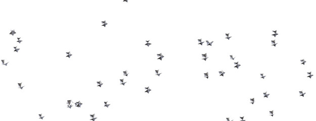 Gilded Wonders Unleashed: 3D Gold Stars Rain Illustration Mesmerizes Viewers