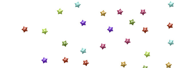 Dazzling Delight: Witness the Brilliance of a 3D Colorful Stars Downpour