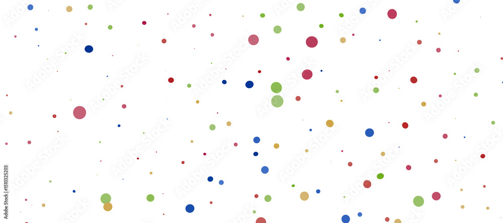 Poster multicolor confetti abstract background with a lot of falling pieces, isolated on a white background
