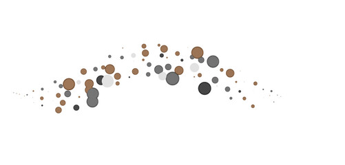  Colorful confetti on white background