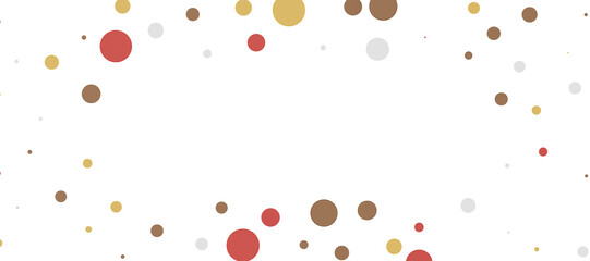 Multicolored paper confetti on transparent background. Realistic confetti flying. Colorful scattered items to holiday decorations.